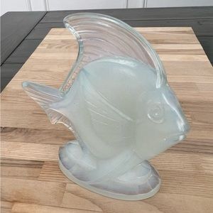 Sabino Opalescent Crystal Fish Figurine Very RARE Vintage Art Deco C1920s-1930s